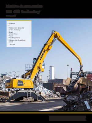 Manipulátory s materiálem Liebherr LH 60 M High Rise Industry Litronic
