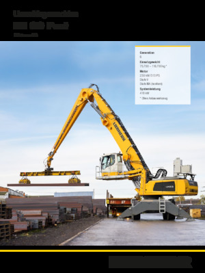 Manipulátory s materiálem Liebherr LH 80 M Port Litronic