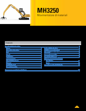 Manipulátory s materiálem Caterpillar MH3250