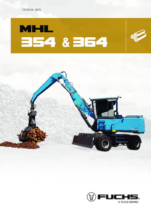 Manipulátory s materiálem Terex-Fuchs MHL364 F