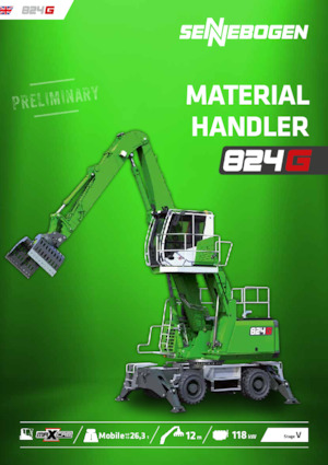 Manipulátory s materiálem Sennebogen 824M G 