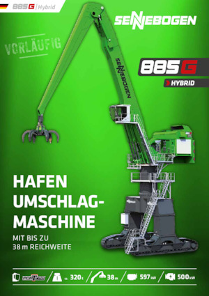 Manipulátory s materiálem Sennebogen 885M G Hybrid 