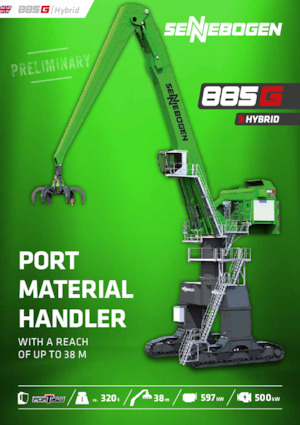 Manipulátory s materiálem Sennebogen 885M G Hybrid 