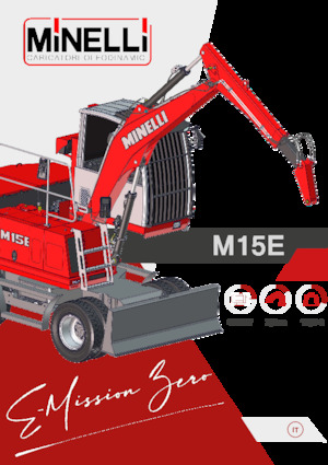 Manipulátory s materiálem Minelli M15E