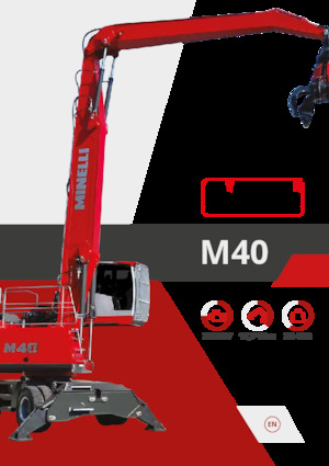 Manipulátory s materiálem Minelli M40