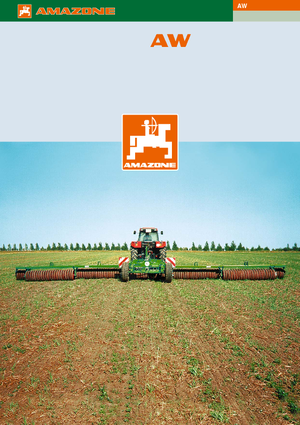 Luční a polní válce Amazone AW 9400