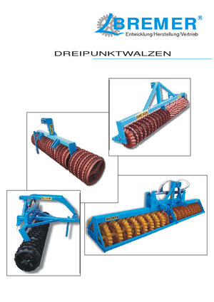 Luční a polní válce Bremer CW 400/60