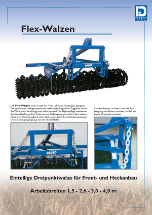 Luční a polní válce DAL-BO Flex 2,6