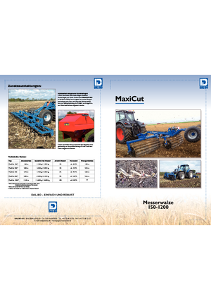 Luční a polní válce DAL-BO MaxiCut 200