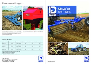 Luční a polní válce DAL-BO MaxiCut 150