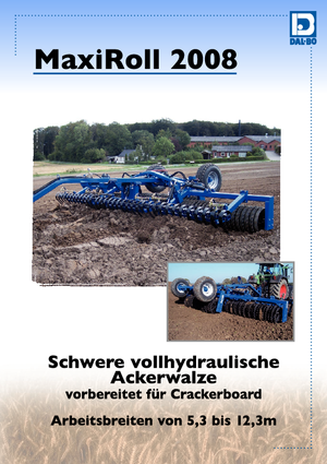 Luční a polní válce DAL-BO MaxiRoll 760