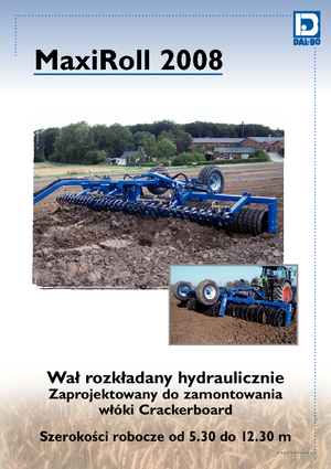 Luční a polní válce DAL-BO MaxiRoll 760