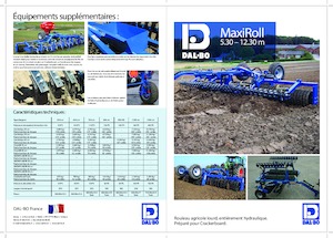 Luční a polní válce DAL-BO MaxiRoll 630