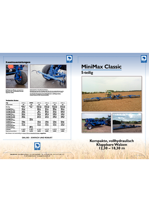 Luční a polní válce DAL-BO MiniMax Classic 14.3