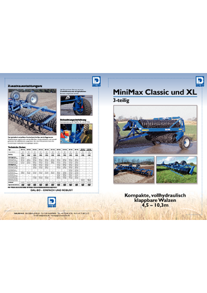 Luční a polní válce DAL-BO MiniMax Classic 12.3 XL