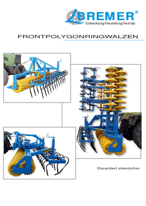 Luční a polní válce Bremer PGS 300 EV
