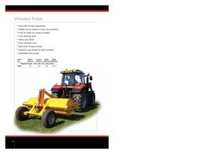 Luční a polní válce Twose S-WH 8