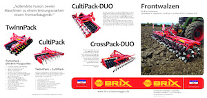 Luční a polní válce Brix Twinn 400 FH