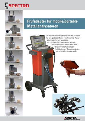 Analyzátory kovů Spectro SPECTRO iSORT