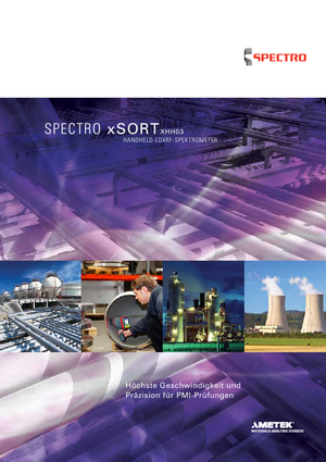 Analyzátory kovů Spectro SPECTRO xSORT