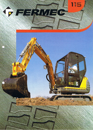 Minirypadla Terex-Fermec 115