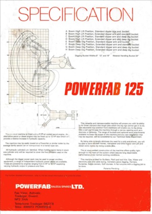 Minirypadla Powerfab 125 WT*