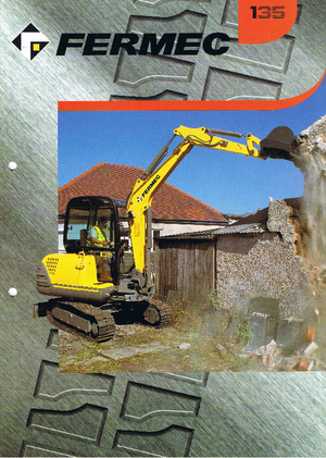 Minirypadla Terex-Fermec 135