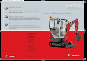 Minirypadla Neuson 1404