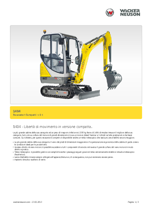 Minirypadla Neuson 1404