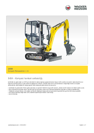 Minirypadla Neuson 1404