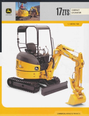 Minirypadla John Deere Construction 17ZTS