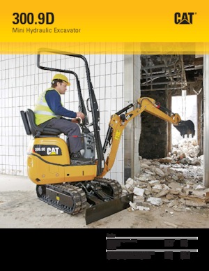 Minirypadla Caterpillar 300.9D