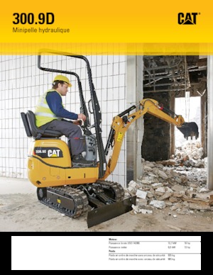 Minirypadla Caterpillar 300.9D