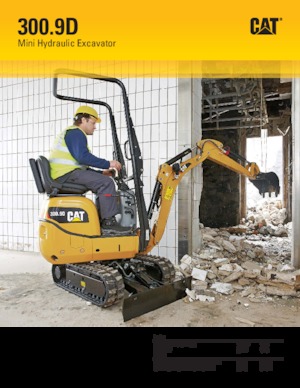 Minirypadla Caterpillar 300.9D