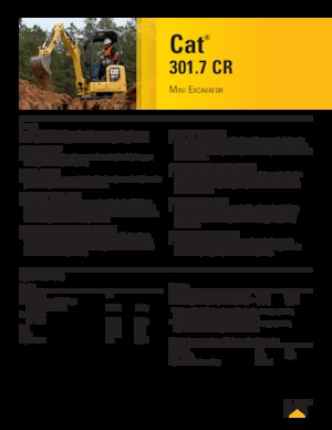 Minirypadla Caterpillar 301.7 CR