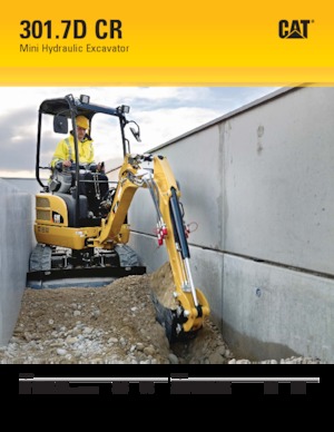 Minirypadla Caterpillar 301.7D CR