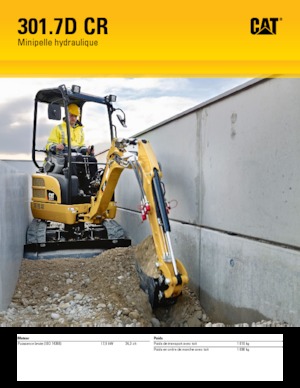 Minirypadla Caterpillar 301.7D CR