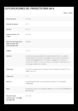 Minirypadla Caterpillar 301.8