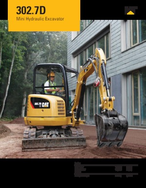 Minirypadla Caterpillar 302.7D