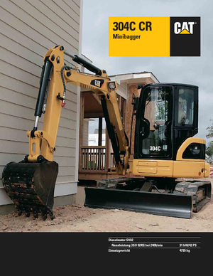 Minirypadla Caterpillar 304C CR