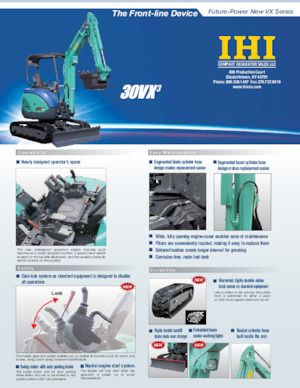 Minirypadla IHI 30VX-3