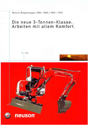 Minirypadla Neuson 3503