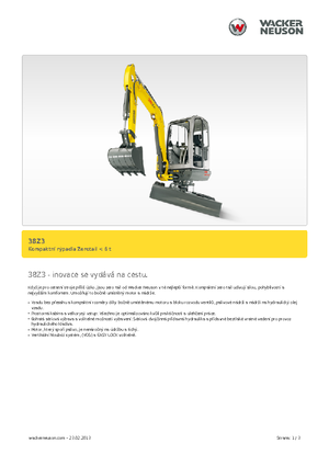Minirypadla Wacker Neuson 38 Z 3
