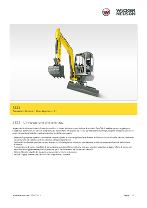 Minirypadla Wacker Neuson 38 Z 3