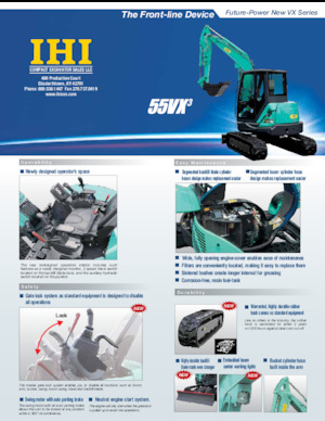Minirypadla IHI 55VX-3