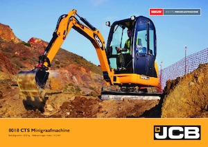 Minirypadla JCB 8018 CTS