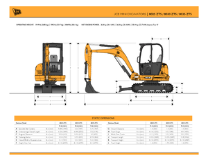Minirypadla JCB 8025 ZTS