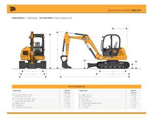 Minirypadla JCB 8055 RTS