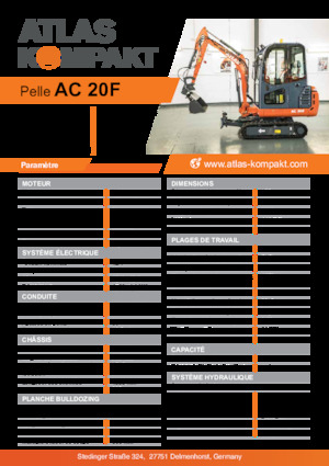 Minirypadla Atlas Kompakt AC 20F