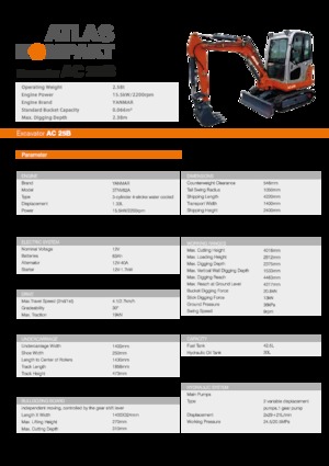 Minirypadla Atlas Kompakt AC 25B
